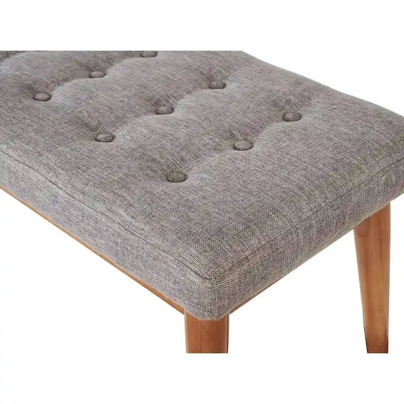 Crosley Landon Upholstered Bench In Acorn - 43.25 W x 16 D x 16.88 H 5