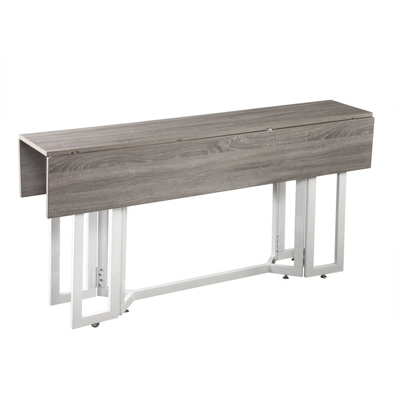 SEI Furniture Driness Grey Drop Leaf Table 4