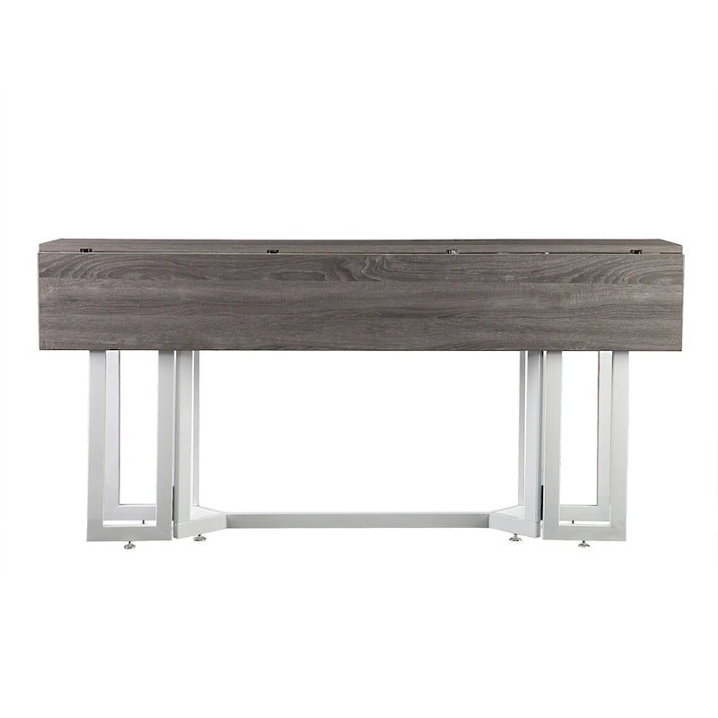SEI Furniture Driness Grey Drop Leaf Table 7