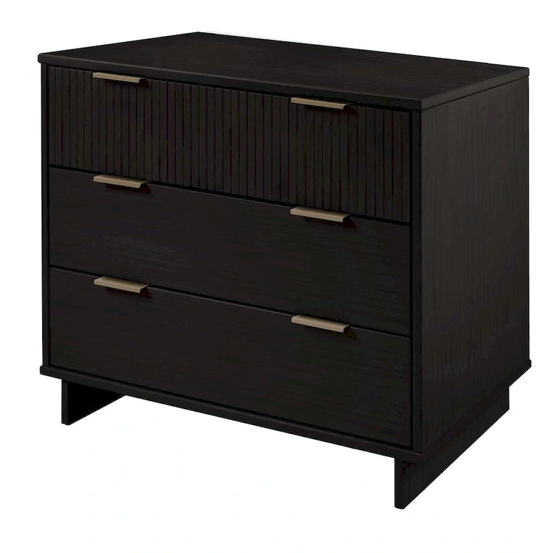 Manhattan Comfort 2-Piece Granville Modern Solid Wood Standard Dresser and Nightstand Set 7