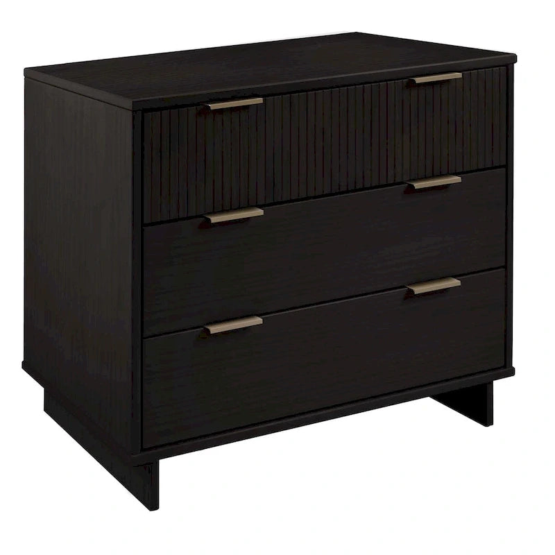 Manhattan Comfort 2-Piece Granville Modern Solid Wood Standard Dresser and Nightstand Set 8