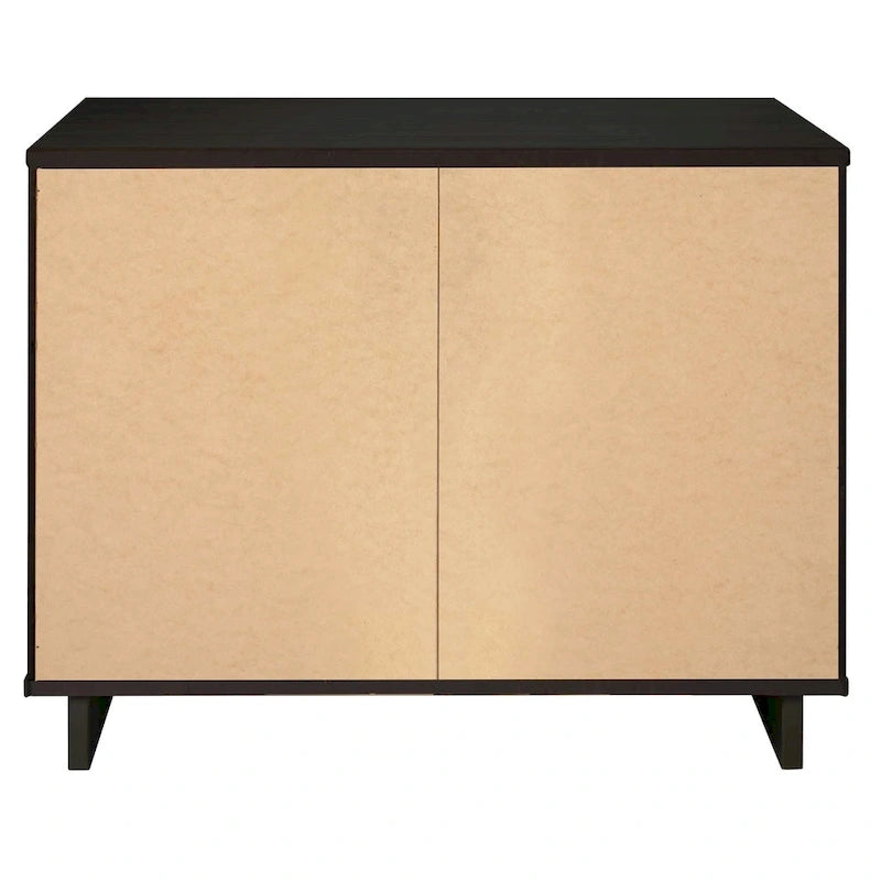 Manhattan Comfort 2-Piece Granville Modern Solid Wood Standard Dresser and Nightstand Set 9
