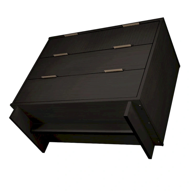 Manhattan Comfort 2-Piece Granville Modern Solid Wood Standard Dresser and Nightstand Set 11