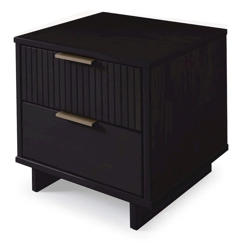 Manhattan Comfort 2-Piece Granville Modern Solid Wood Standard Dresser and Nightstand Set 13