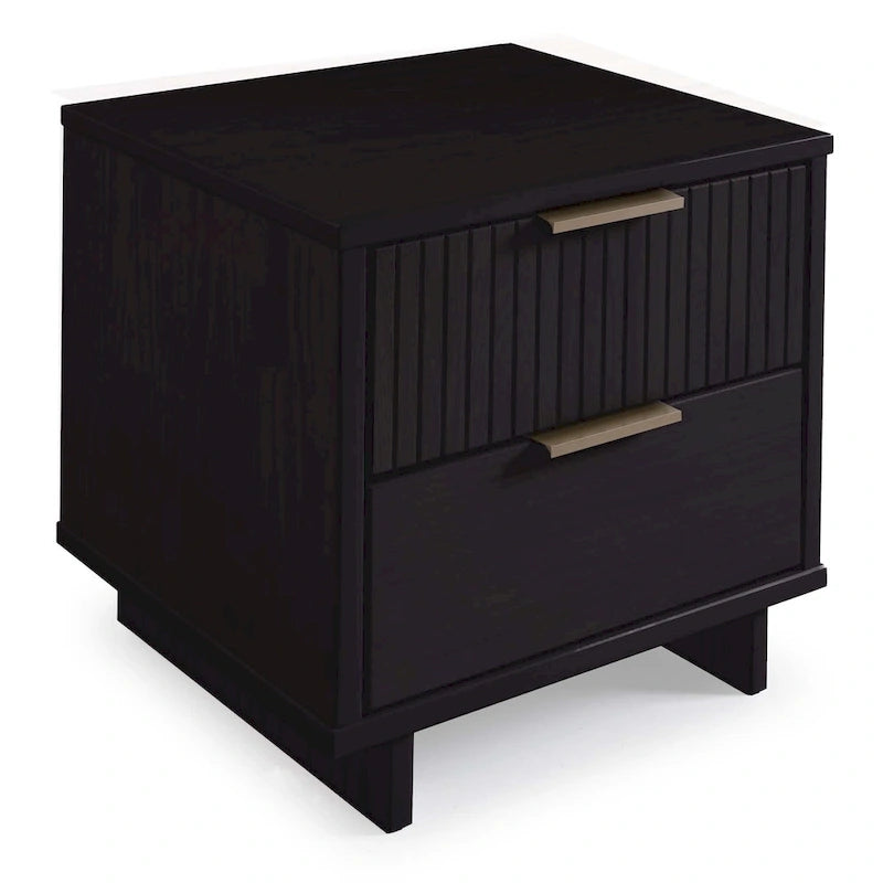 Manhattan Comfort 2-Piece Granville Modern Solid Wood Standard Dresser and Nightstand Set 14