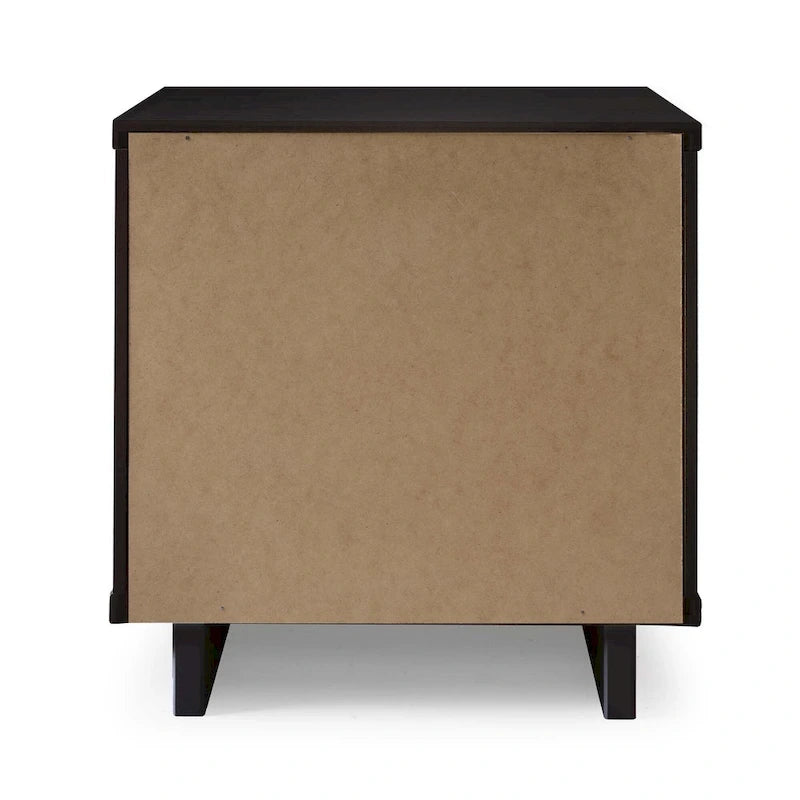 Manhattan Comfort 2-Piece Granville Modern Solid Wood Standard Dresser and Nightstand Set 15