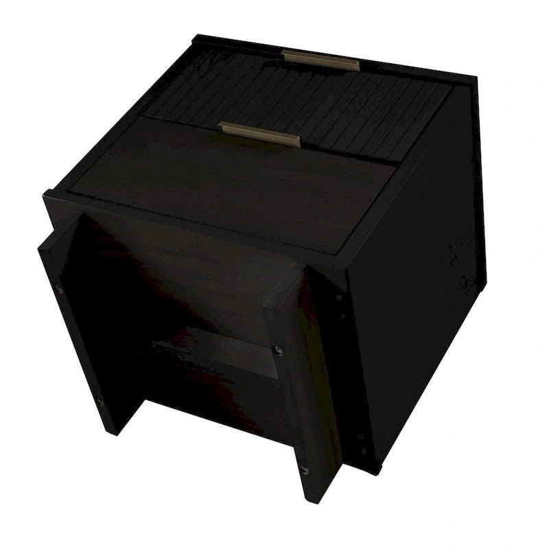 Manhattan Comfort 2-Piece Granville Modern Solid Wood Standard Dresser and Nightstand Set 17