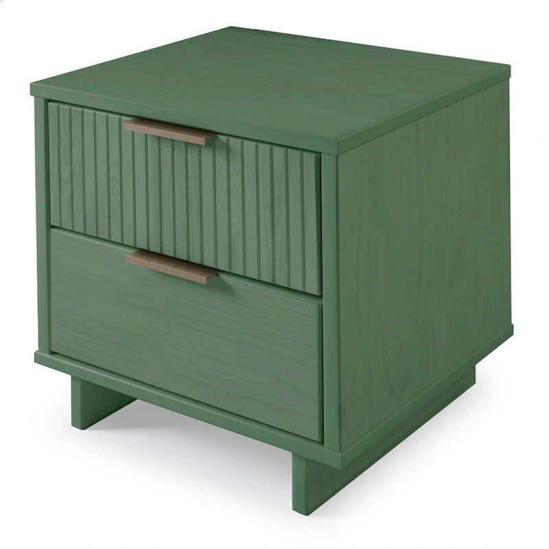 Manhattan Comfort 2-Piece Granville Modern Solid Wood Standard Dresser and Nightstand Set 31