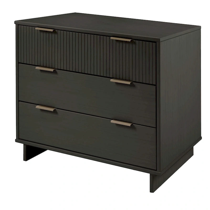 Manhattan Comfort 2-Piece Granville Modern Solid Wood Standard Dresser and Nightstand Set 42