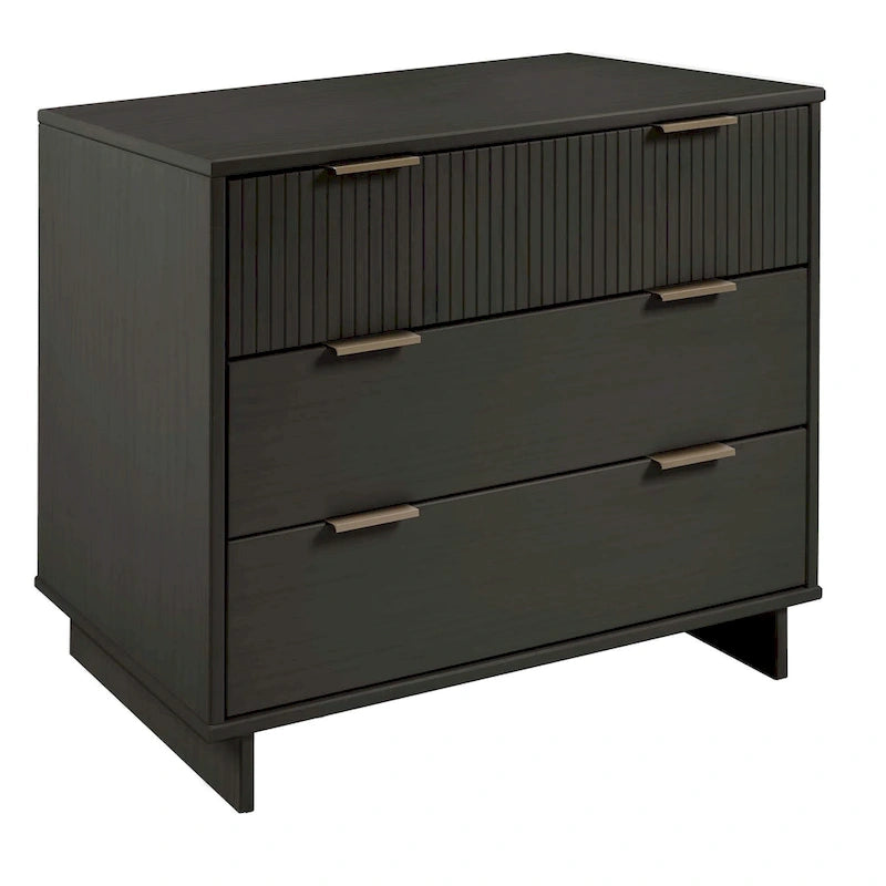 Manhattan Comfort 2-Piece Granville Modern Solid Wood Standard Dresser and Nightstand Set 43