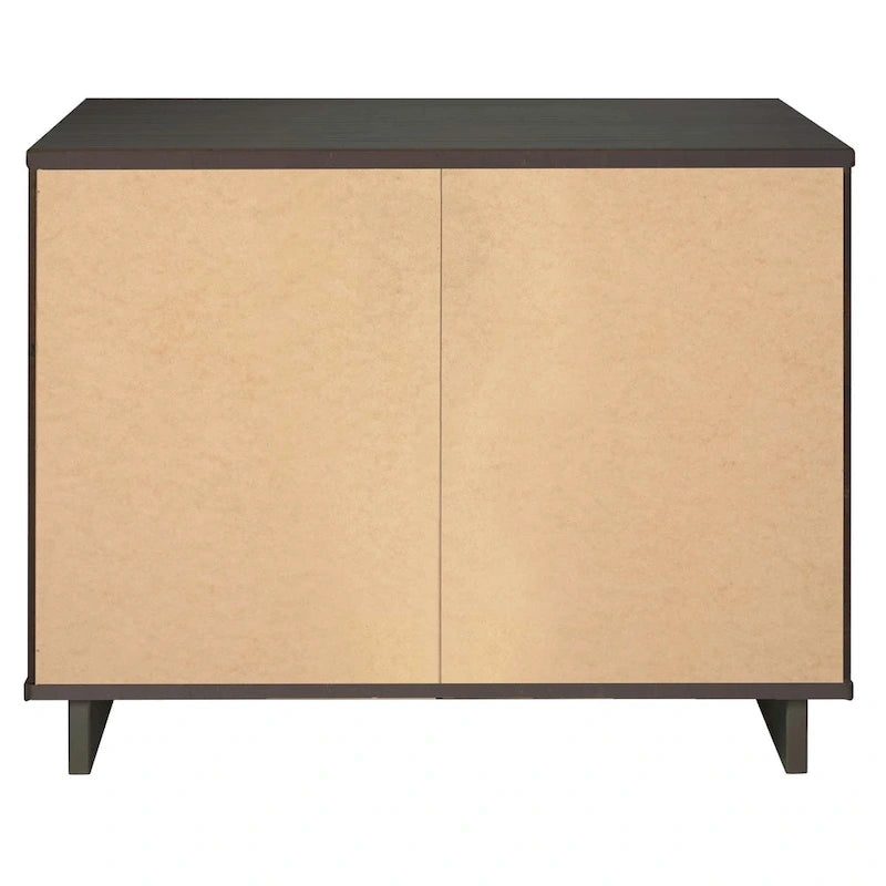 Manhattan Comfort 2-Piece Granville Modern Solid Wood Standard Dresser and Nightstand Set 44
