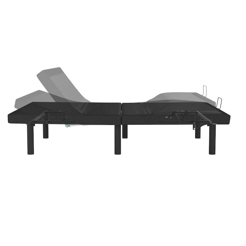 Anti-skid Upholstered Adjustable Bed Base with Wireless Remote 11