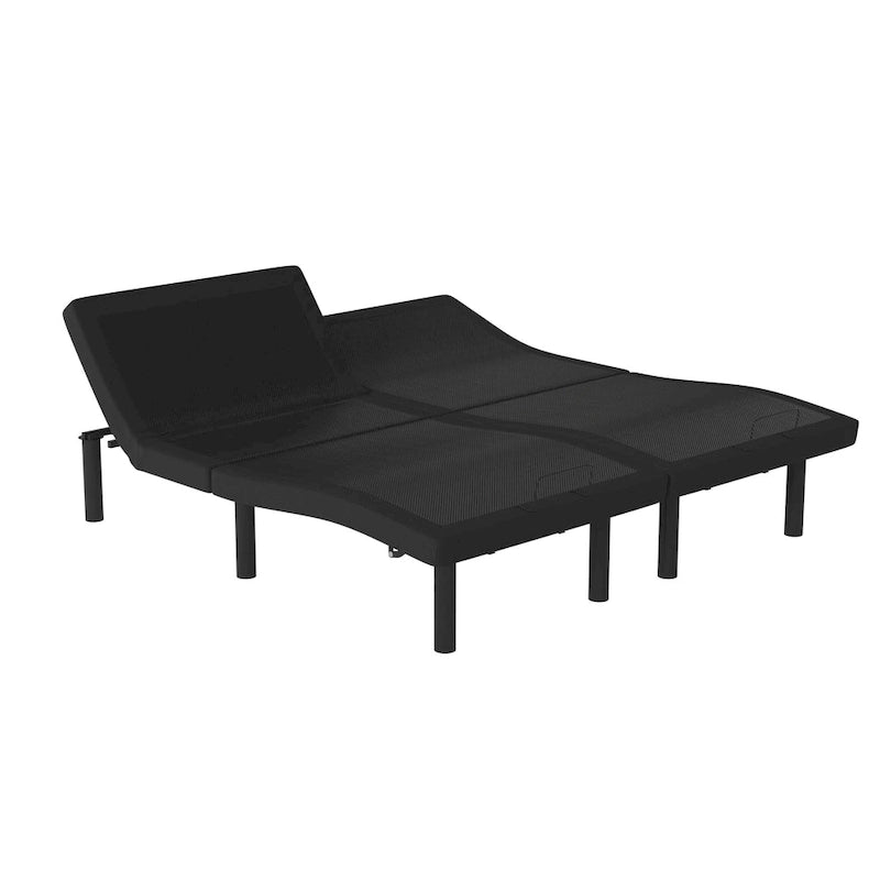 Anti-skid Upholstered Adjustable Bed Base with Wireless Remote 18