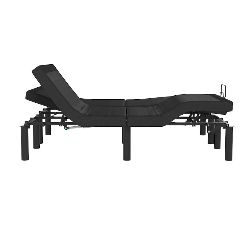 Anti-skid Upholstered Adjustable Bed Base with Wireless Remote 24