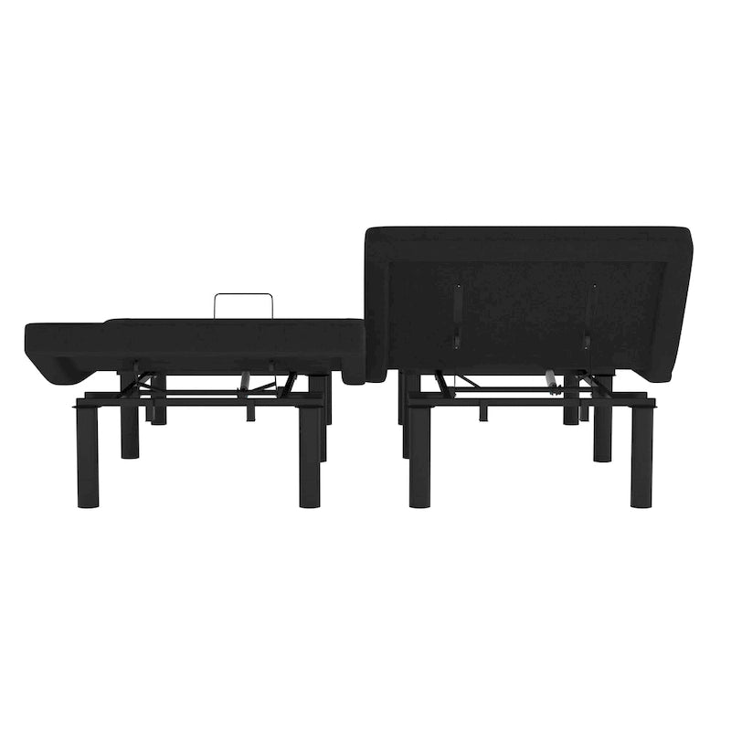 Anti-skid Upholstered Adjustable Bed Base with Wireless Remote 27