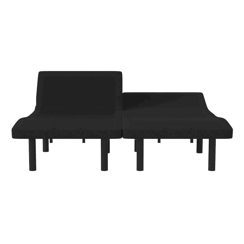 Anti-skid Upholstered Adjustable Bed Base with Wireless Remote 28