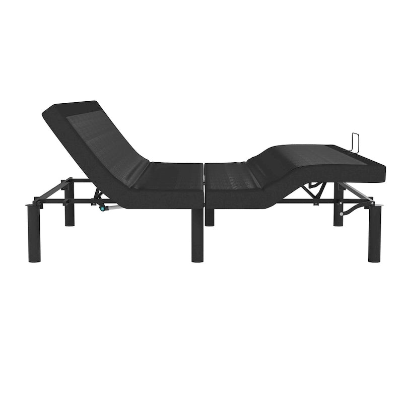 Anti-skid Upholstered Adjustable Bed Base with Wireless Remote 36
