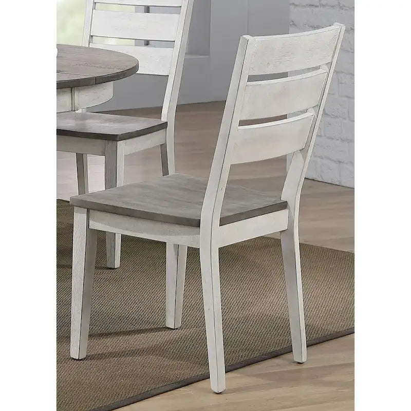 The Gray Barn Avalon set da pranzo contemporaneo 7 pezzi in bianco tempestoso e frassino 4