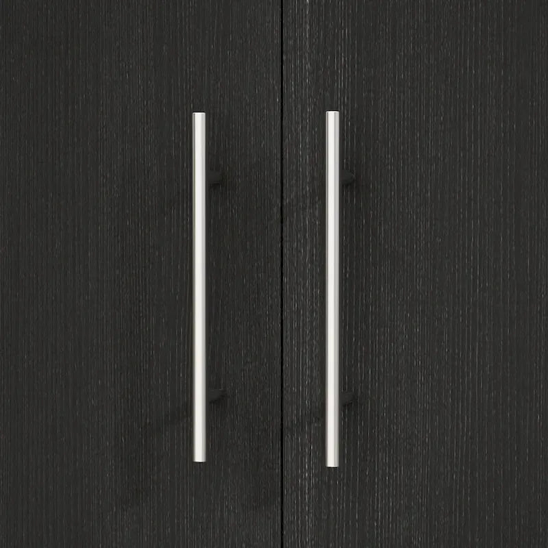31.5W x 66.9H Wardrobe Armoire Cloest with Drawer In Black,White 23