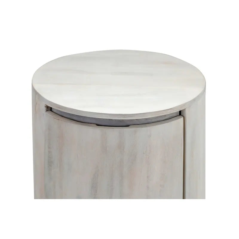 Carolina Living Kingston 2-Drawer 18 Round Nightstand 15