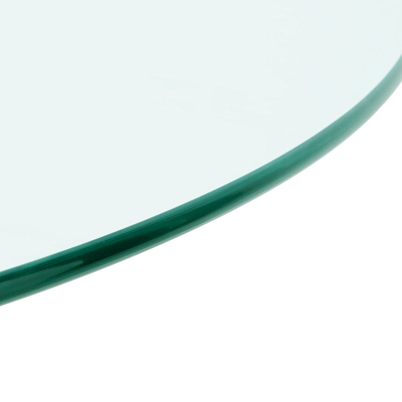 Modern simple glass table, high-quality tempered glass metal material 11