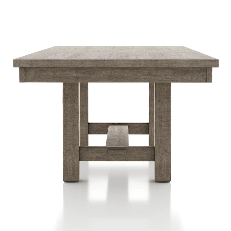 Jusk Rustic Grey Wood 5-Piece Dining Table Set by Furniture of America 12