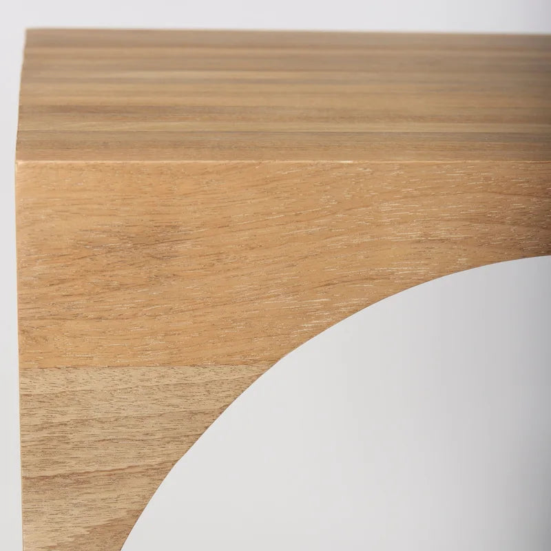 Tavolini a incastro quadrati in legno massiccio marrone chiaro Chloe (Set da 2) - 20L x 20P x 24H 6