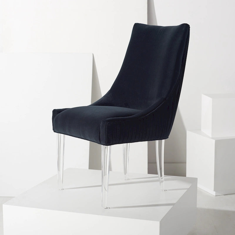 SAFAVIEH Couture Vesile Acrylic Leg Dining Chair - 22W x 28D x 38H 32