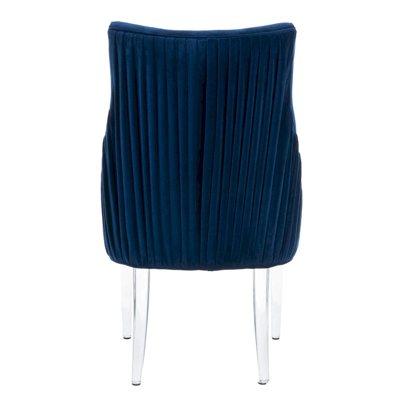 SAFAVIEH Couture Vesile Acrylic Leg Dining Chair - 22W x 28D x 38H 11