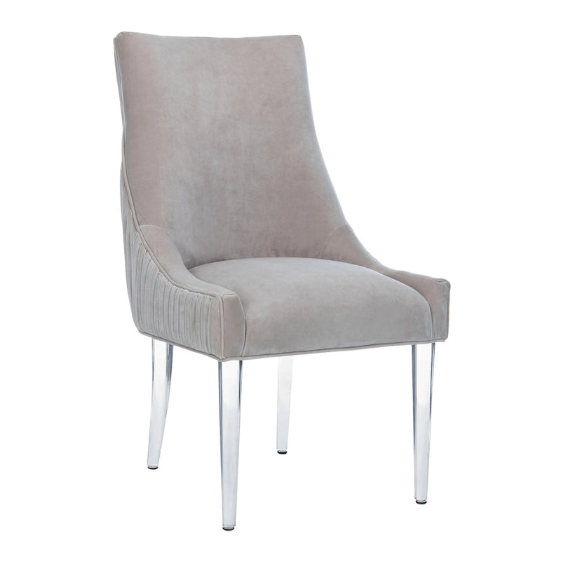 SAFAVIEH Couture Vesile Acrylic Leg Dining Chair - 22W x 28D x 38H 18