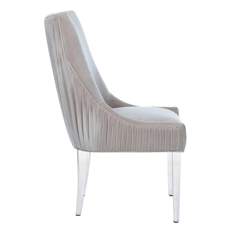 SAFAVIEH Couture Vesile Acrylic Leg Dining Chair - 22W x 28D x 38H 19