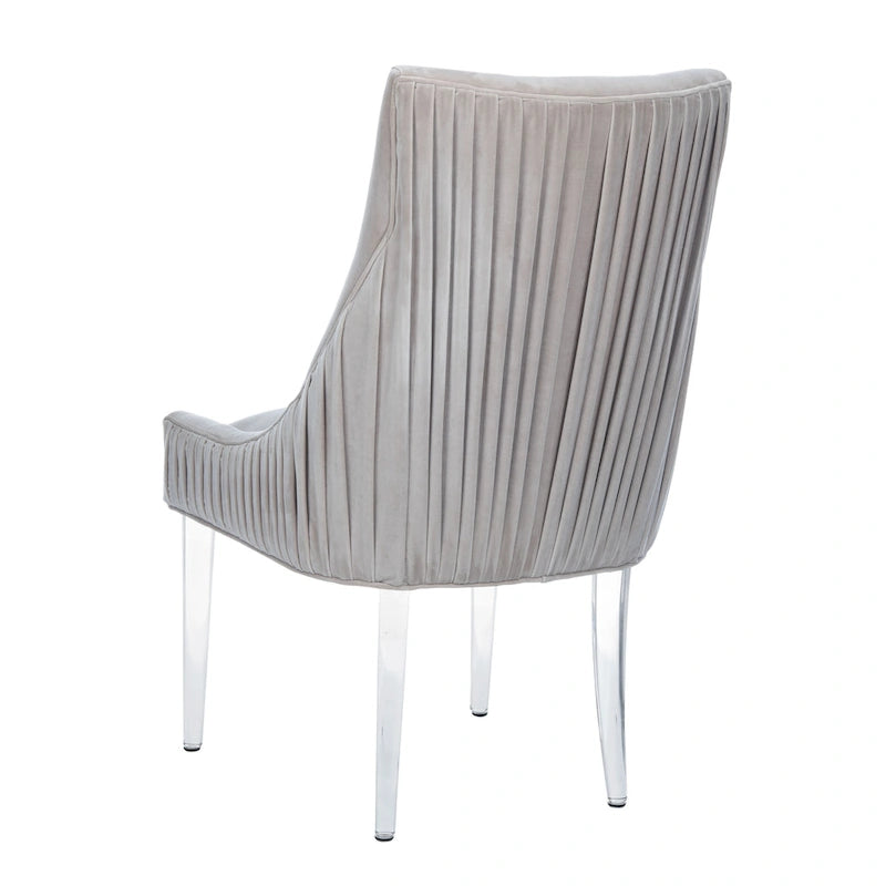 SAFAVIEH Couture Vesile Acrylic Leg Dining Chair - 22W x 28D x 38H 22