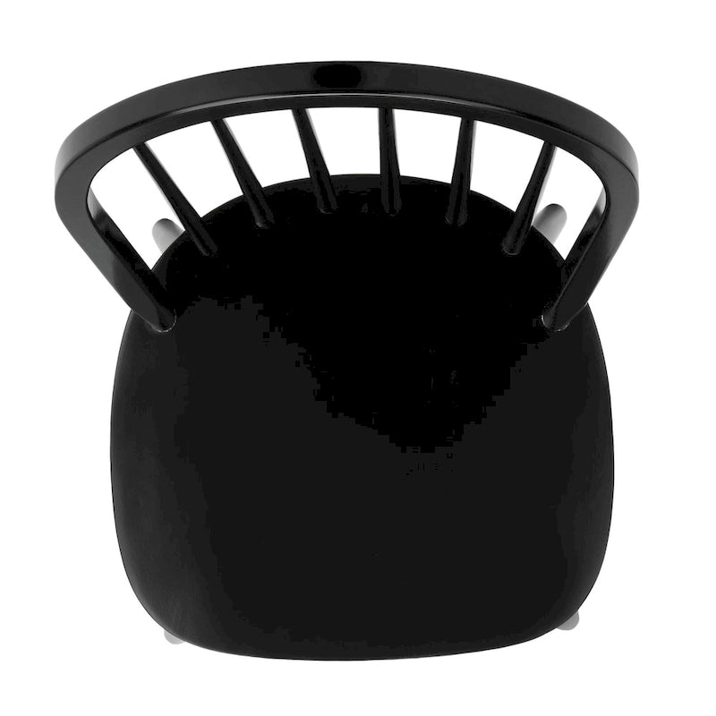 SAFAVIEH Delcie Spindle Oval Back Dining Chair (Set of 2) - 17.9 x 19.7 x 37 - 18Wx20Dx37H 16