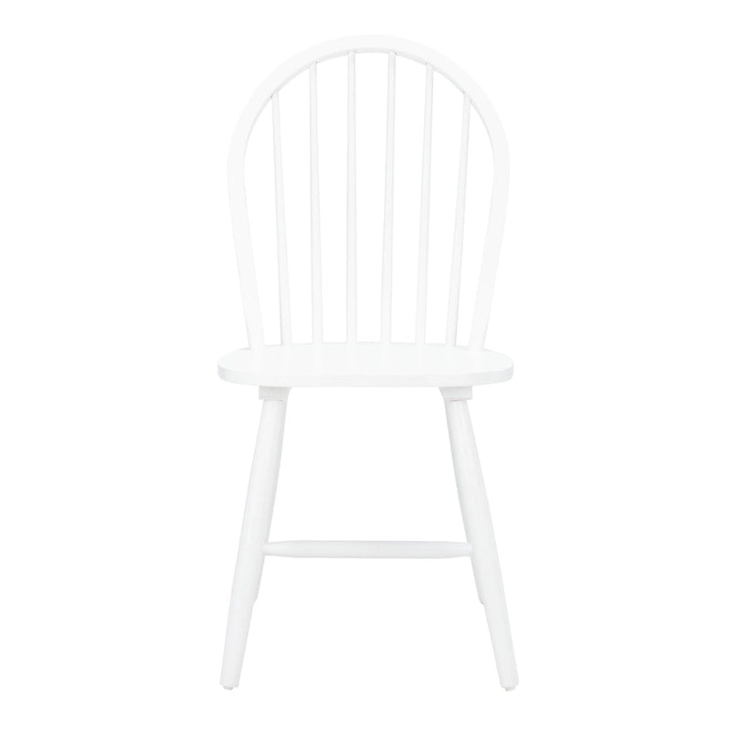 SAFAVIEH Delcie Spindle Oval Back Dining Chair (Set of 2) - 17.9 x 19.7 x 37 - 18Wx20Dx37H 19