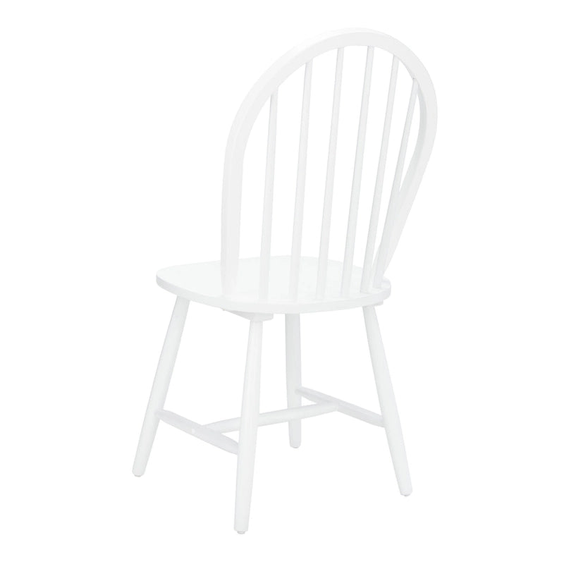 SAFAVIEH Delcie Spindle Oval Back Dining Chair (Set of 2) - 17.9 x 19.7 x 37 - 18Wx20Dx37H 21