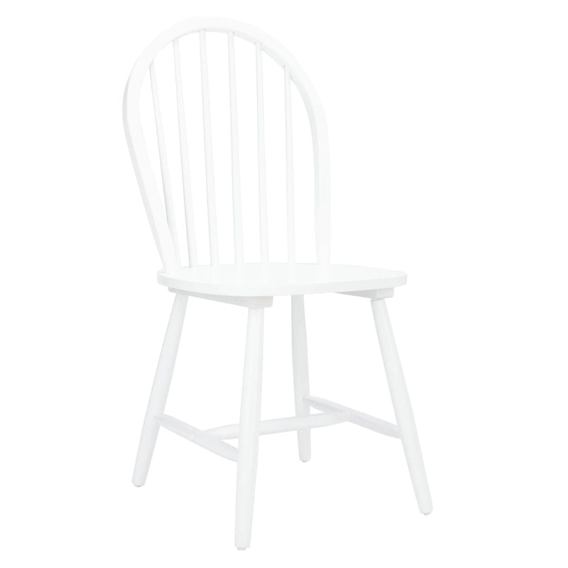 SAFAVIEH Delcie Spindle Oval Back Dining Chair (Set of 2) - 17.9 x 19.7 x 37 - 18Wx20Dx37H 25