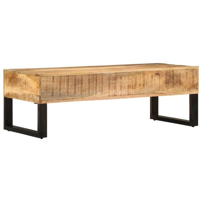 vidaXL Coffee Table 43.3x19.7x15 Solid Wood Mango 4