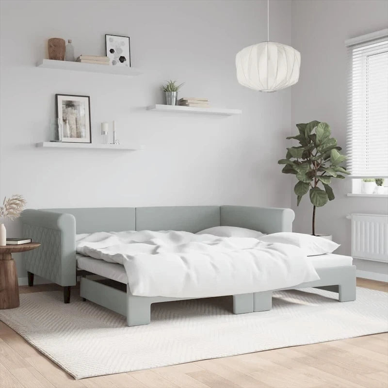 vidaXL Day Bed Upholstered Daybed Sofa Bed for Bedroom Living Room Velvet 17