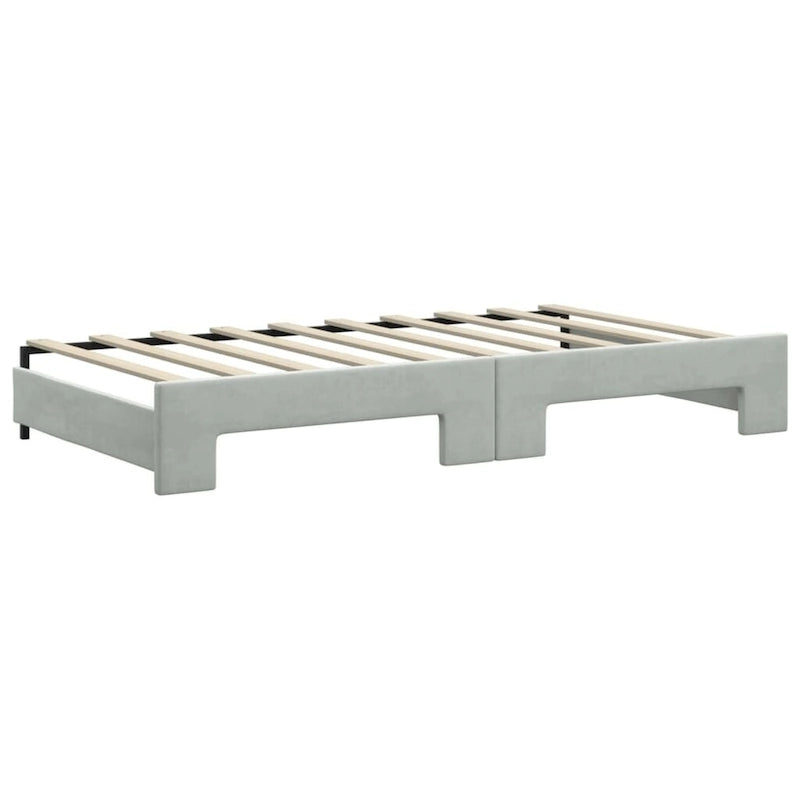 vidaXL Day Bed Upholstered Daybed Sofa Bed for Bedroom Living Room Velvet 7
