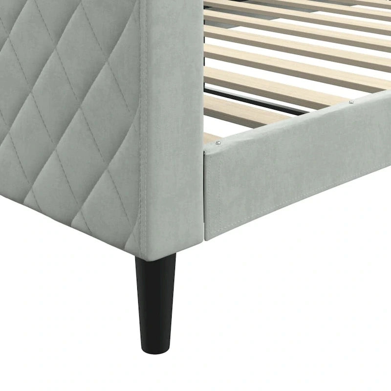 vidaXL Day Bed Upholstered Daybed Sofa Bed for Bedroom Living Room Velvet 14