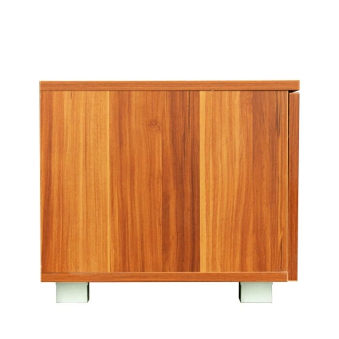 Walnut farmhouse tv stand 2 Storage Cabinet Media Console with open shelves 6