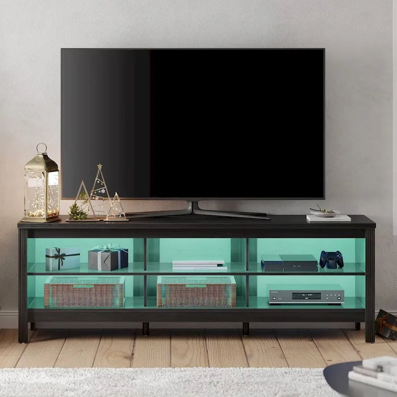 70 Inch TV Stand for 75 TV, Classic Entertainment Center TV Console