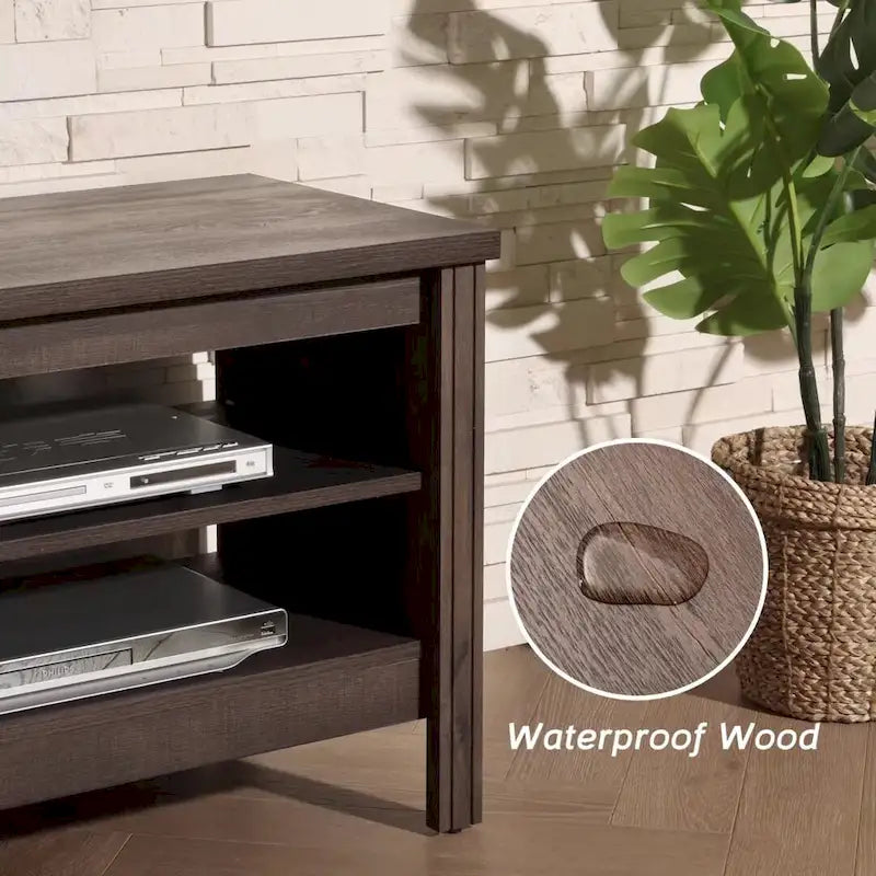 70 Inch TV Stand for 75 TV, Classic Entertainment Center TV Console 26