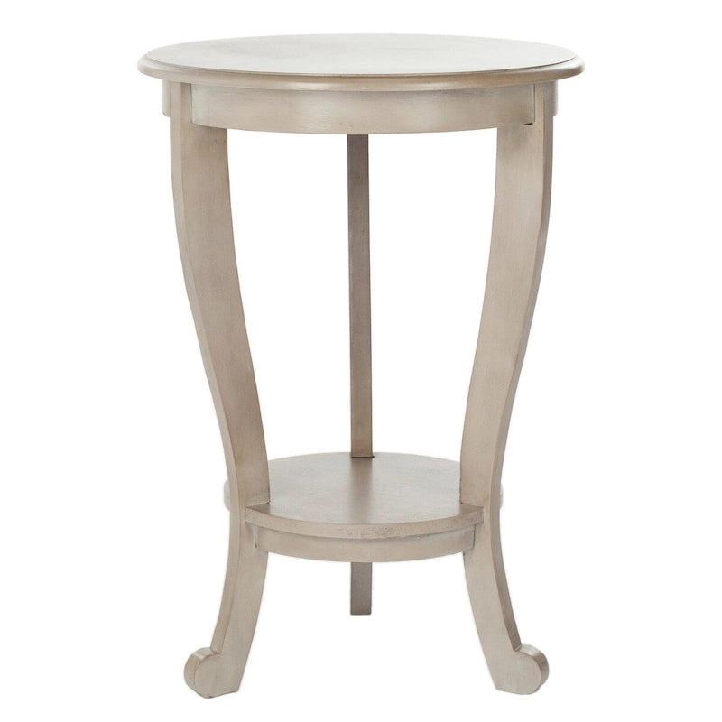 SAFAVIEH Carlotta Tavolino con piedistallo grigio - 18,1 x 18,1 x 26 - 18Lx18Px26A 17