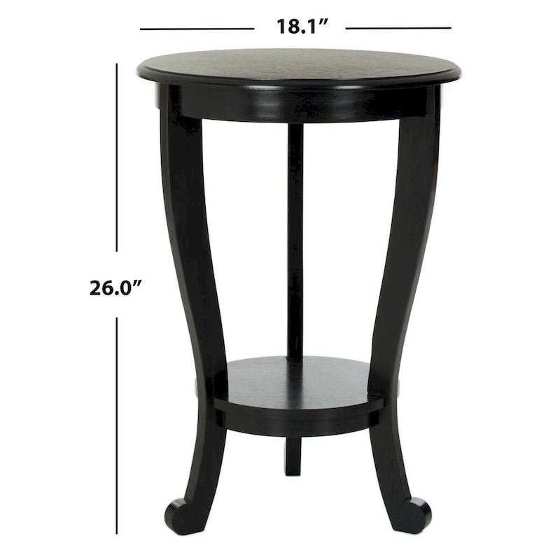 SAFAVIEH Carlotta Tavolino con piedistallo grigio - 18,1 x 18,1 x 26 - 18Lx18Px26A 7