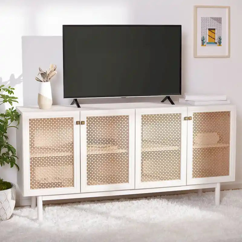 SAFAVIEH Micaela Mobile TV/Contenitore a 4 Ante 160 cm - 160.3 cm L x 41.4 cm P x 80.5 cm H - 160Lx41Px81H 3