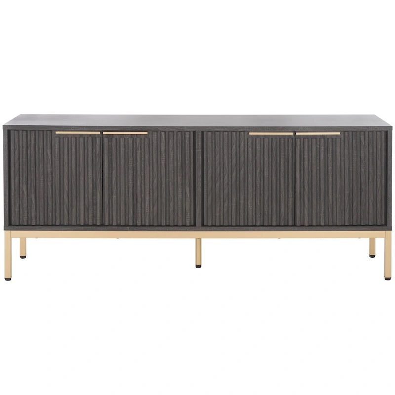 SAFAVIEH Deandra Porta TV/Mobile Media a 4 Ante (Adatto a TV a Schermo Piatto Fino a 65 Pollici) - 154,4 cm x 44,9 cm x 62,4 cm - 61Lx18Px25A 49