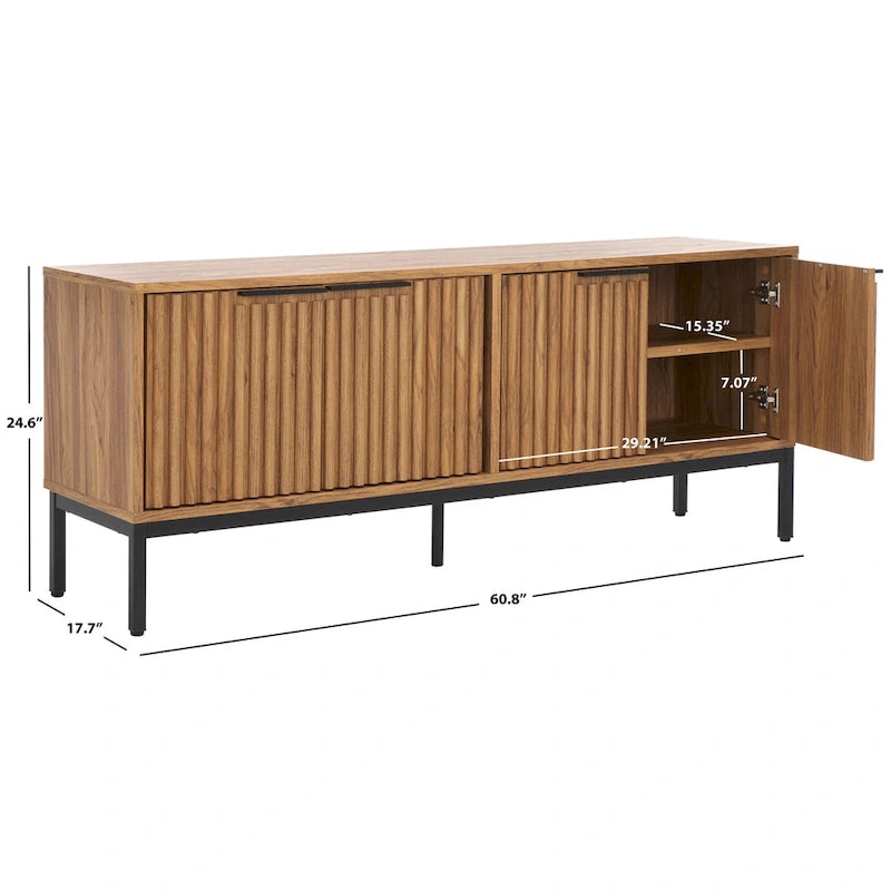 SAFAVIEH Deandra Porta TV/Mobile Media a 4 Ante (Adatto a TV a Schermo Piatto Fino a 65 Pollici) - 154,4 cm x 44,9 cm x 62,4 cm - 61Lx18Px25A 17