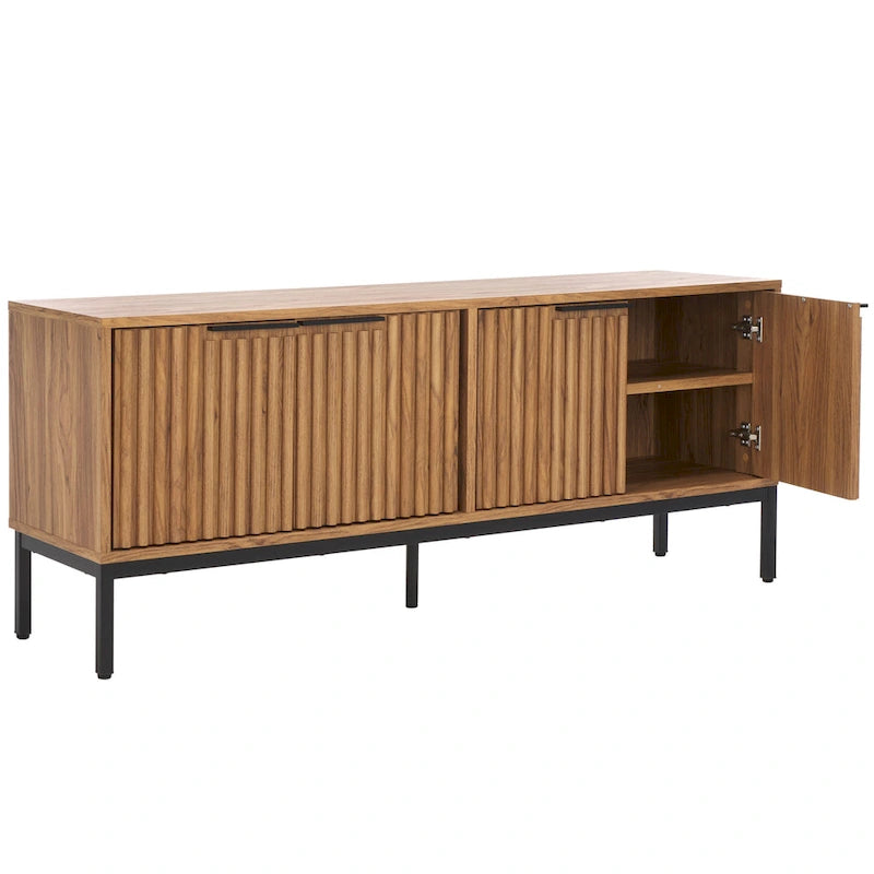SAFAVIEH Deandra Porta TV/Mobile Media a 4 Ante (Adatto a TV a Schermo Piatto Fino a 65 Pollici) - 154,4 cm x 44,9 cm x 62,4 cm - 61Lx18Px25A 19