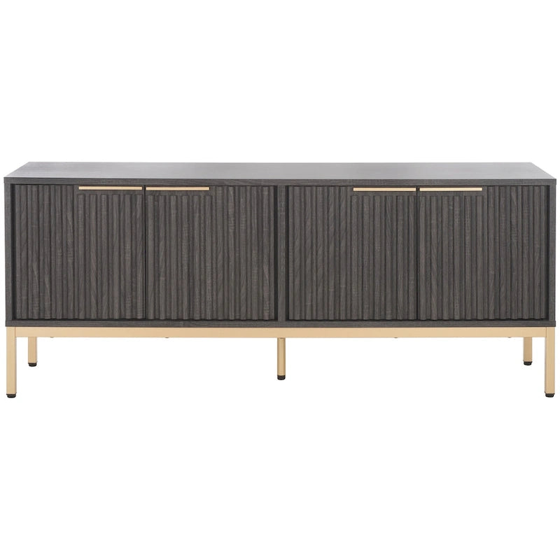 SAFAVIEH Deandra Porta TV/Mobile Media a 4 Ante (Adatto a TV a Schermo Piatto Fino a 65 Pollici) - 154,4 cm x 44,9 cm x 62,4 cm - 61Lx18Px25A 26